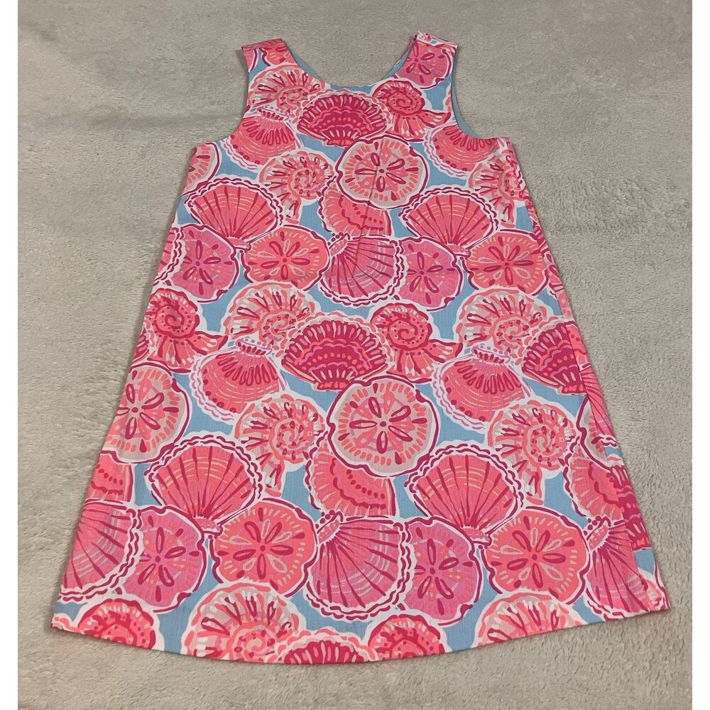 Tommy Bahama Sun Dress Girls Tropical Summer Floral Pink Size 5 Spring Easter